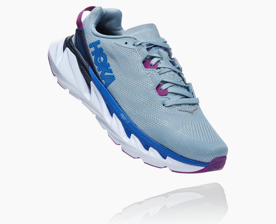 Zapatillas Running Hoka One One Mujer - Elevon 2 - Azules - VUD263158